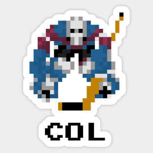 16-Bit Hockey Goalie - Colorado Sticker
